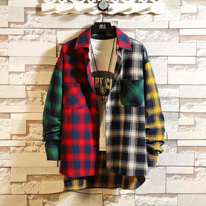 Trendy and Vibrant Checkered Shirt for Men