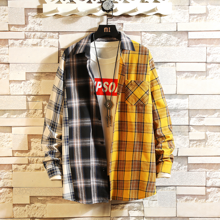 Trendy and Vibrant Checkered Shirt for Men