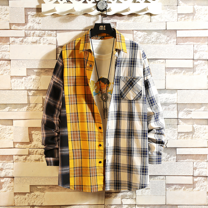 Trendy and Vibrant Checkered Shirt for Men