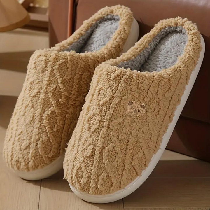 Plush Winter Slippers for Women with Luxuriously Soft Soles