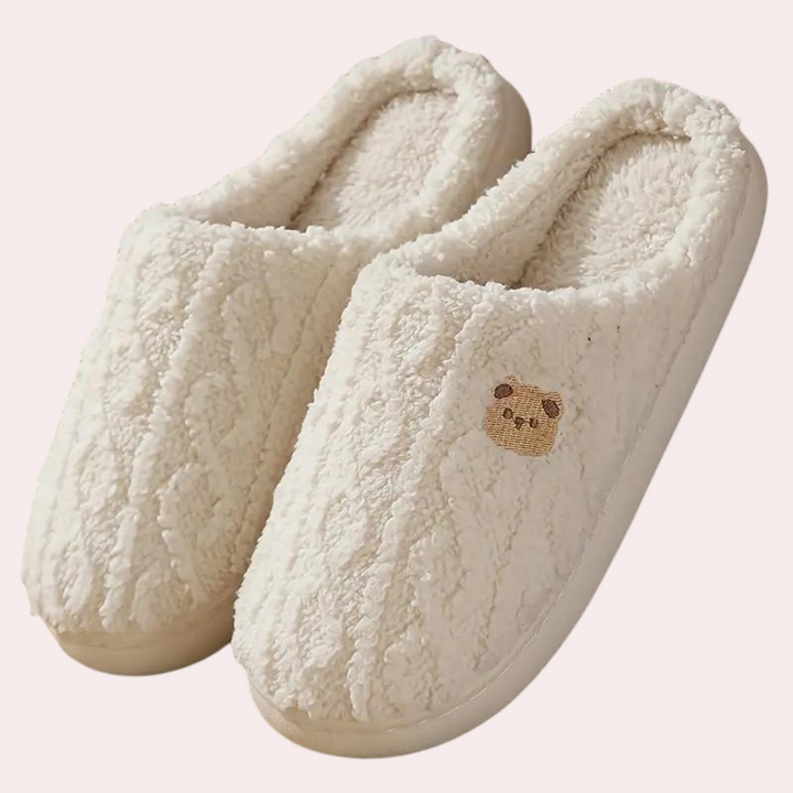 Plush Winter Slippers for Women with Luxuriously Soft Soles