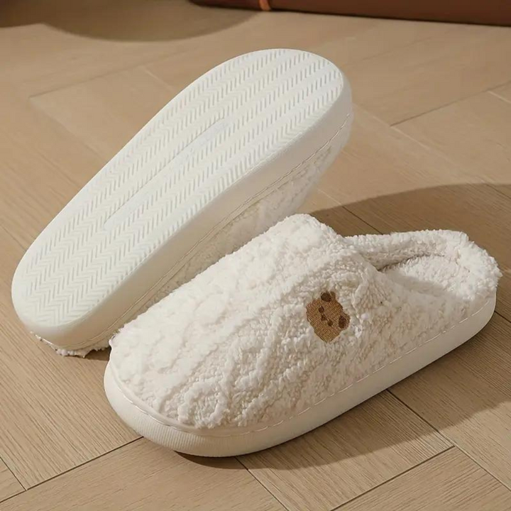 Plush Winter Slippers for Women with Luxuriously Soft Soles