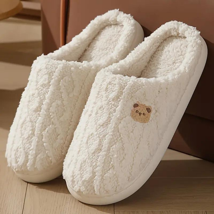 Plush Winter Slippers for Women with Luxuriously Soft Soles