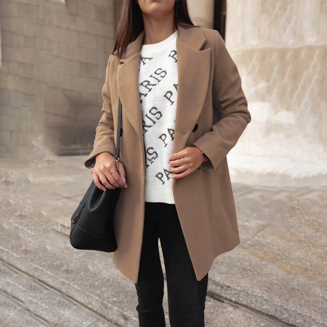 Chic Long Winter Coat for Effortless Elegance