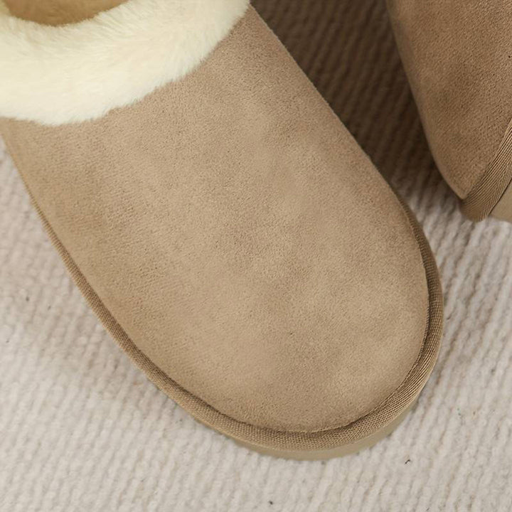 Plush Slippers Featuring a Thick, Supportive Sole!