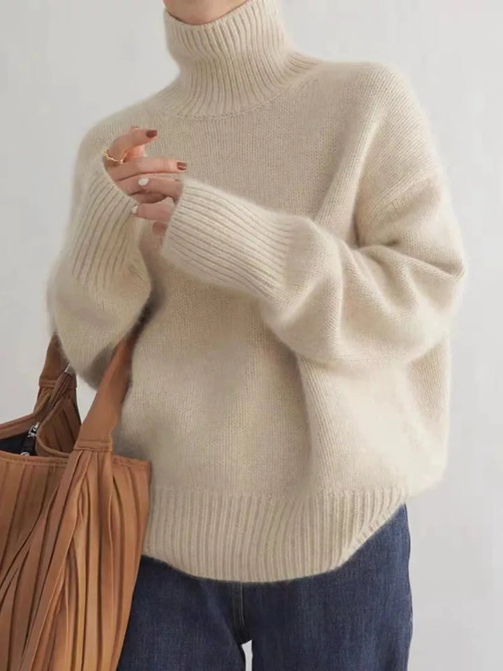 Elevate Your Style with the Women's Chic Turtleneck Sweater