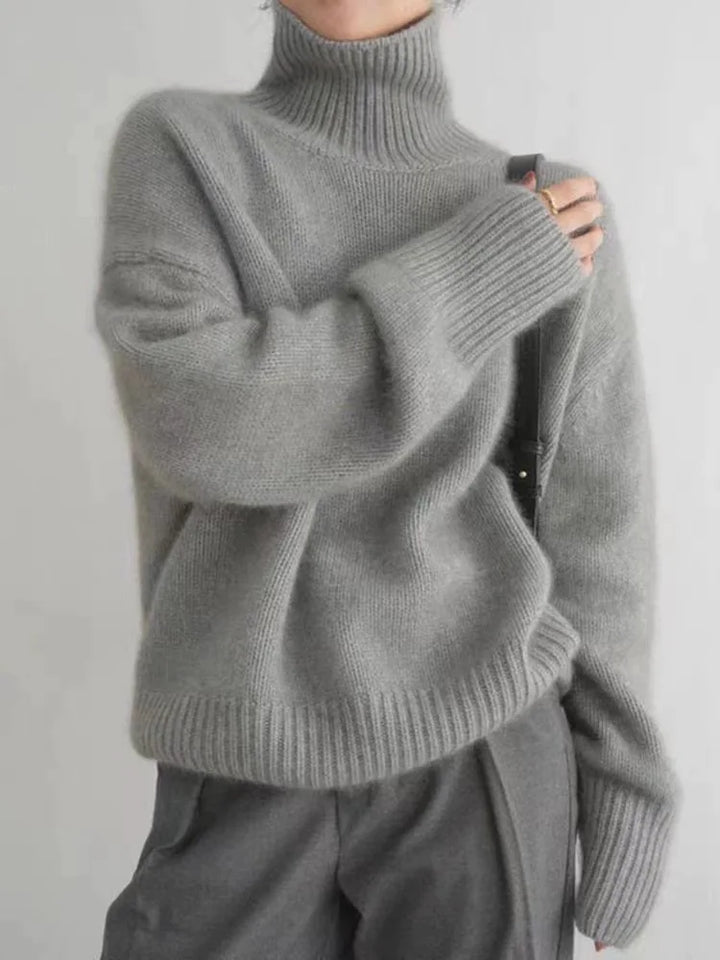 Elevate Your Style with the Women's Chic Turtleneck Sweater