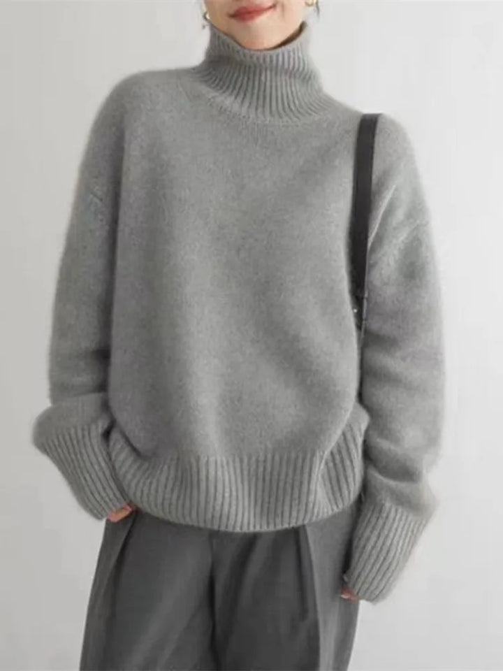 Elevate Your Style with the Women's Chic Turtleneck Sweater