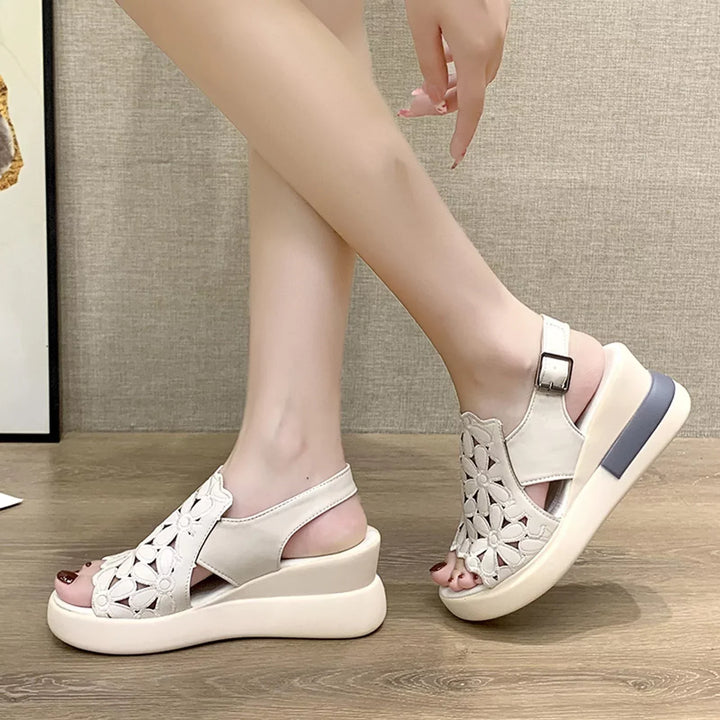 Opulent Hollow-Out Comfort Sandals for Unmatched Style and Ease