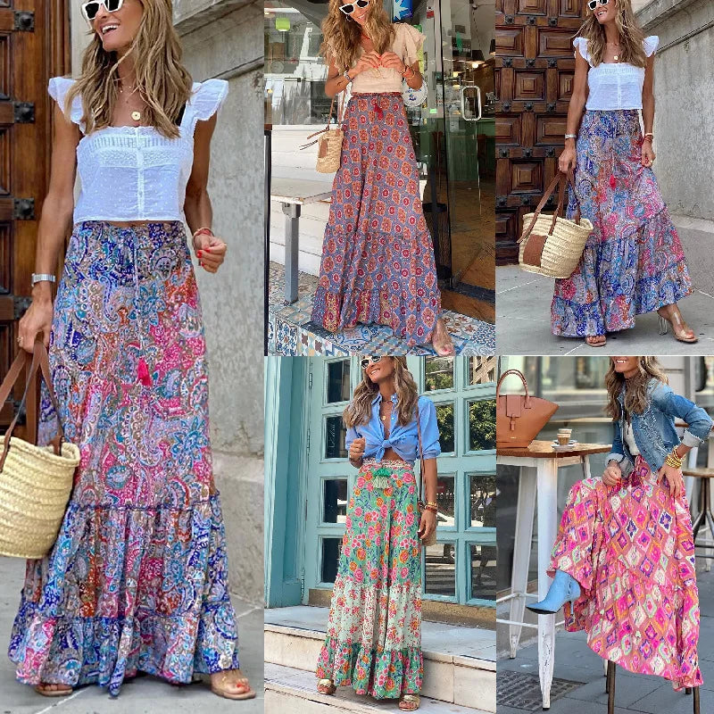 Stylish Printed Beach Skirt for Effortless Summer Vibes
