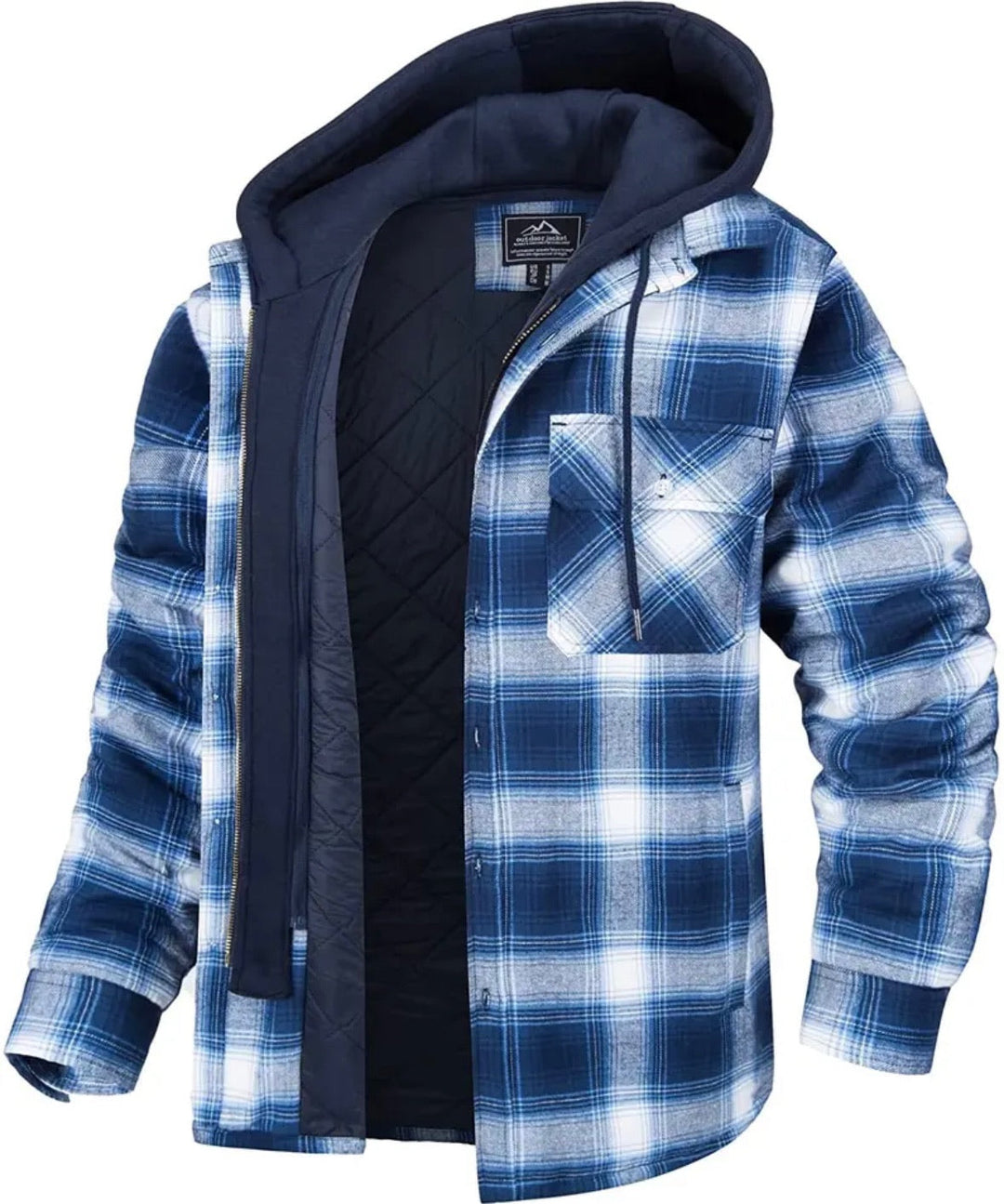 Stylish Checkered Coat for Men
