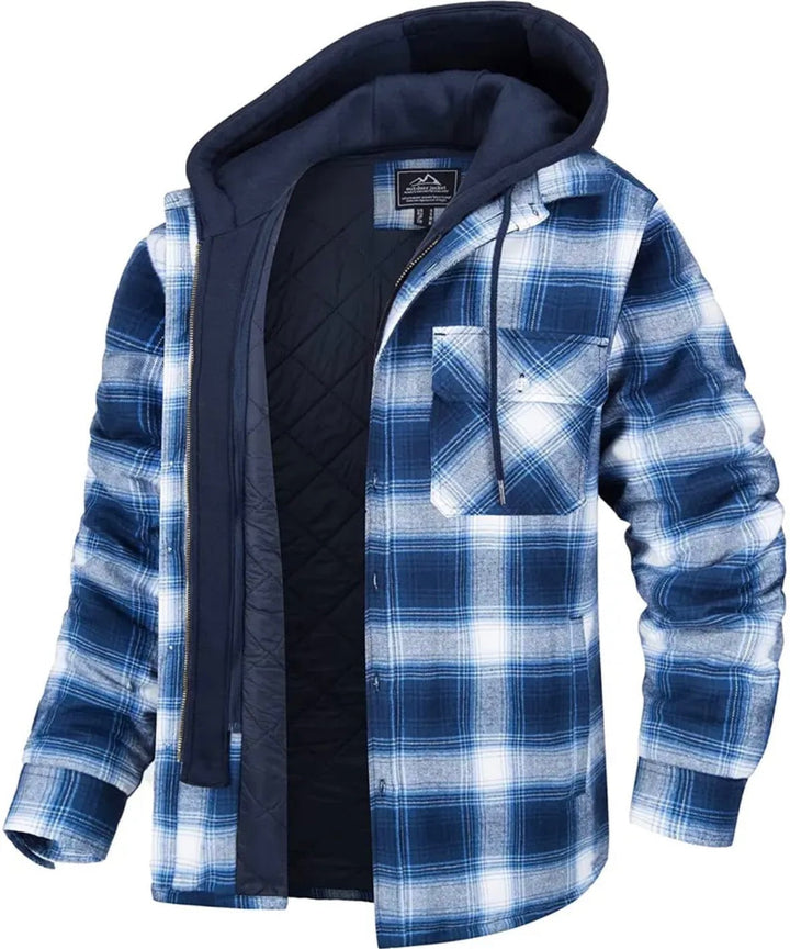 Stylish Checkered Coat for Men
