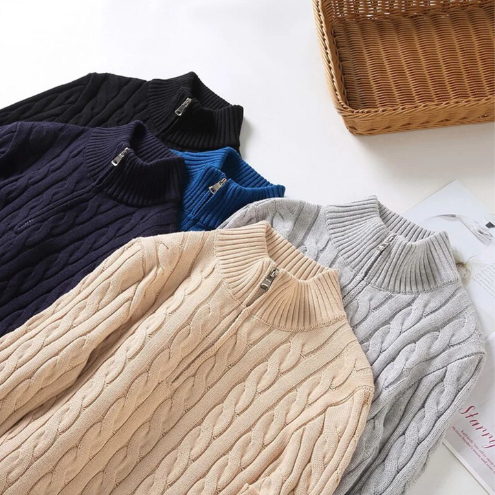 Cozy Half-Zip Fleece Sweatshirt