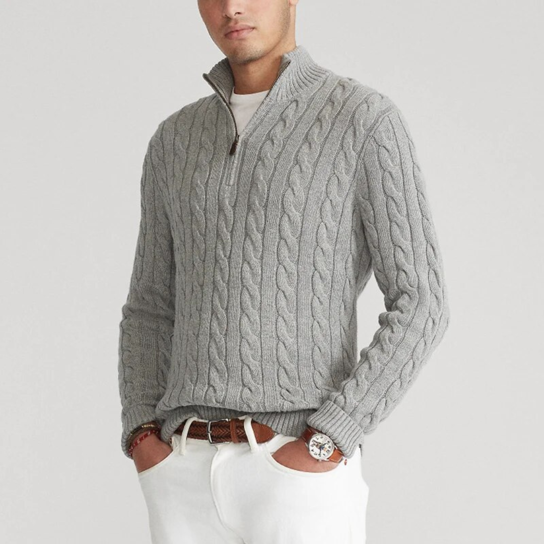 Cozy Half-Zip Fleece Sweatshirt