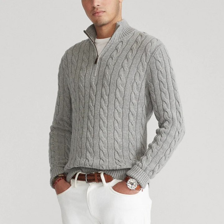 Cozy Half-Zip Fleece Sweatshirt