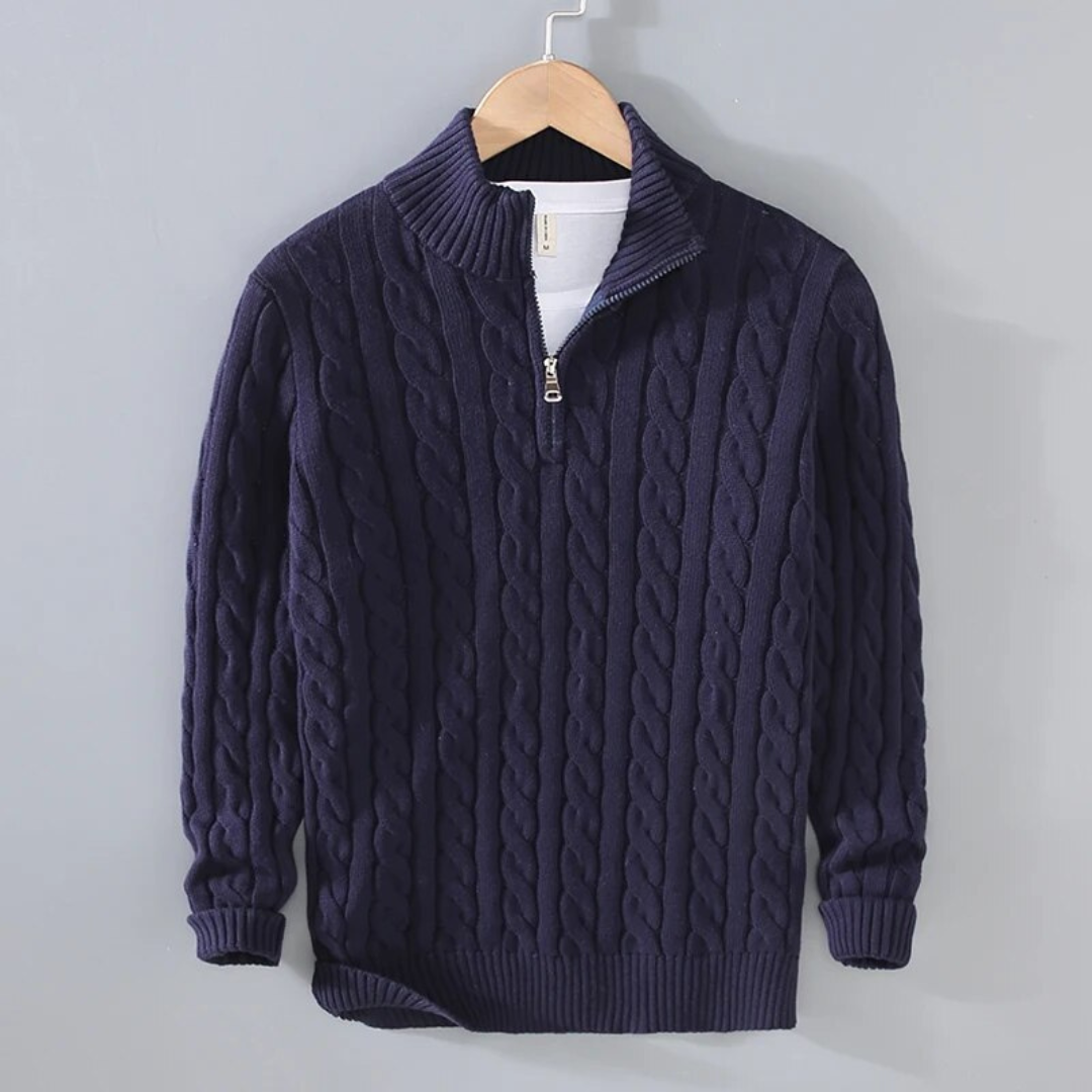 Cozy Half-Zip Fleece Sweatshirt