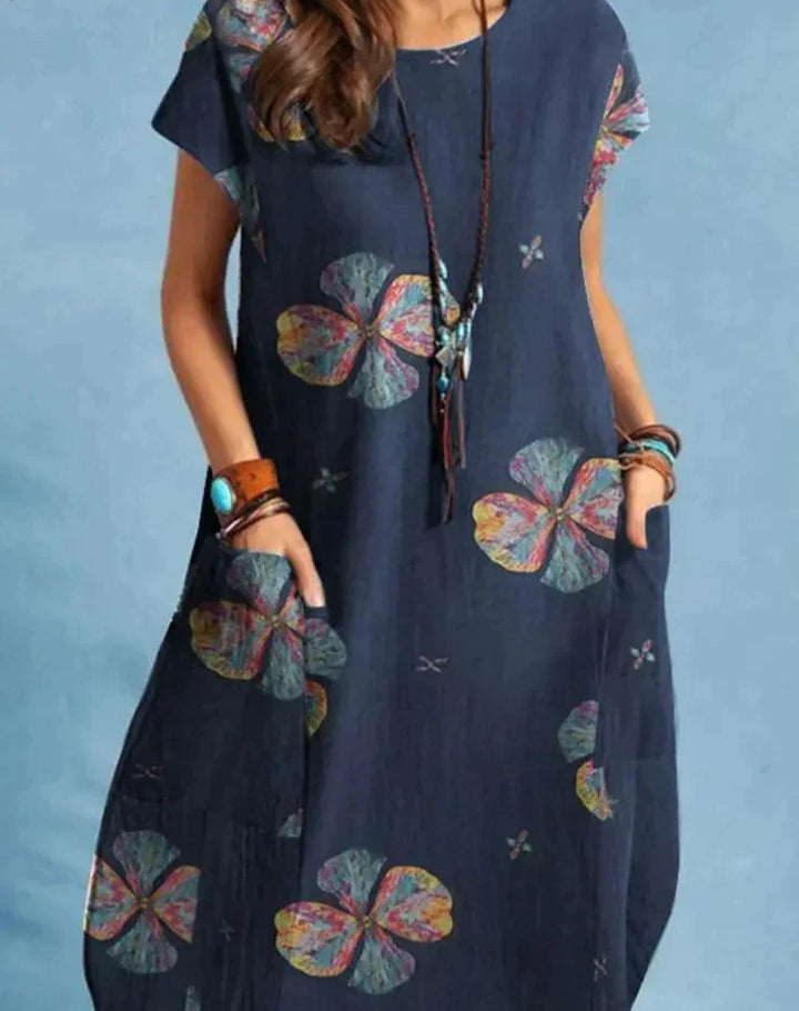 Timeless Elegance Vintage Midi Dress