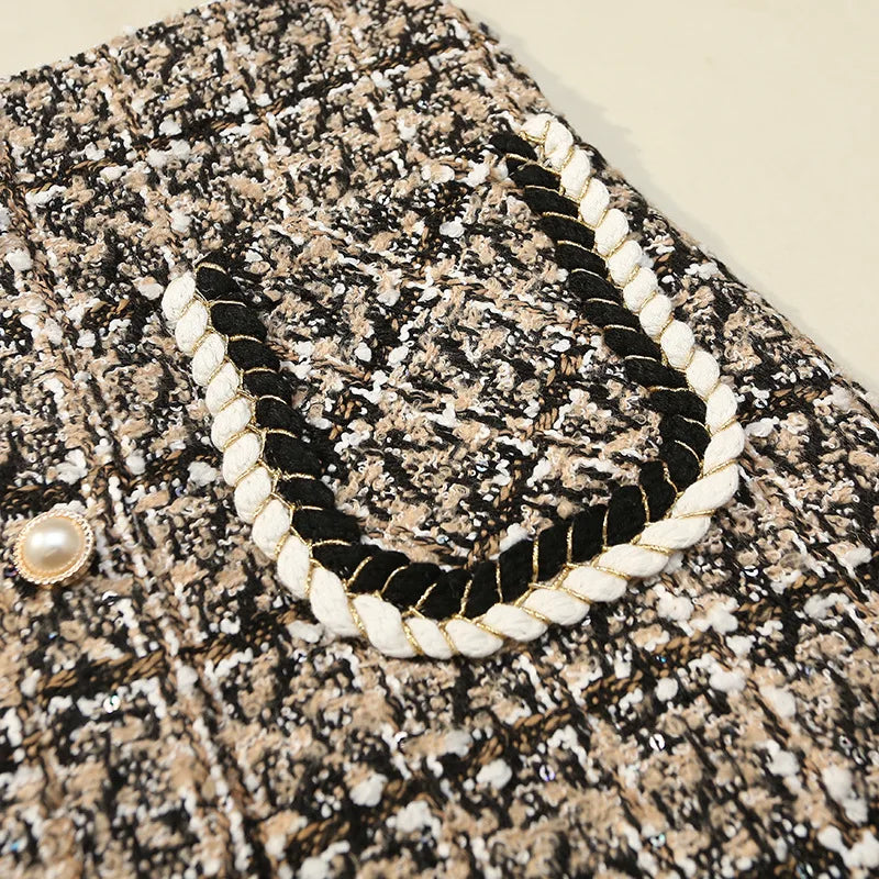 Pearl-Embellished Skirt by Renata