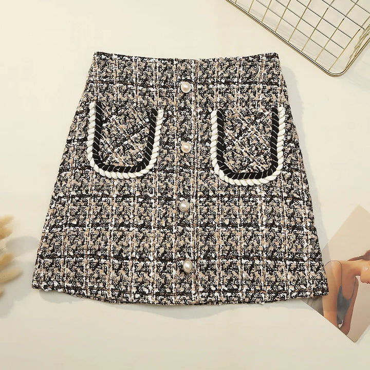 Pearl-Embellished Skirt by Renata