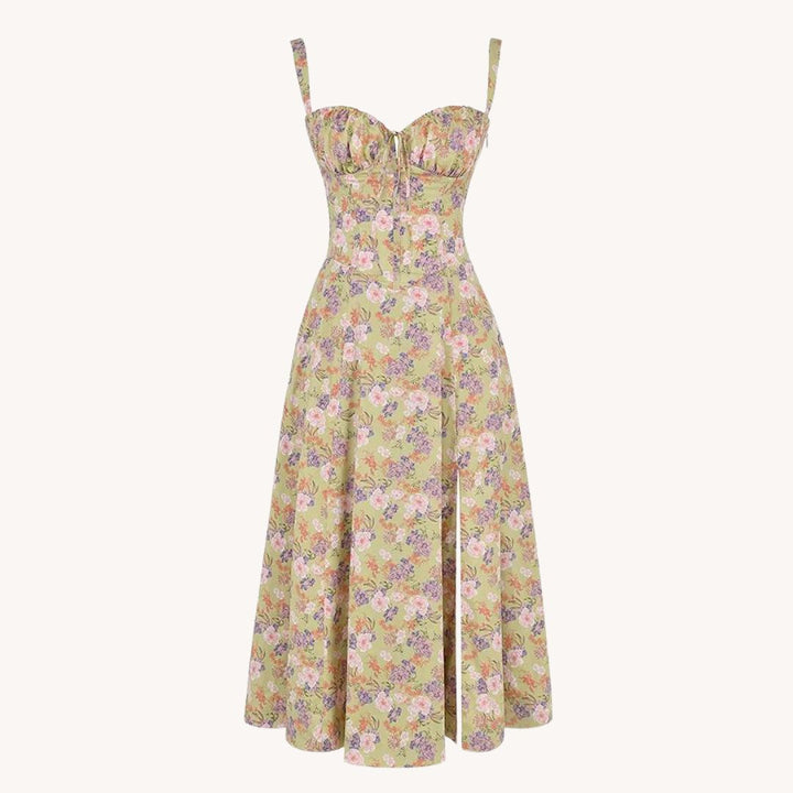 Gorgeous Floral Bustier Dress for a Stunning Look
