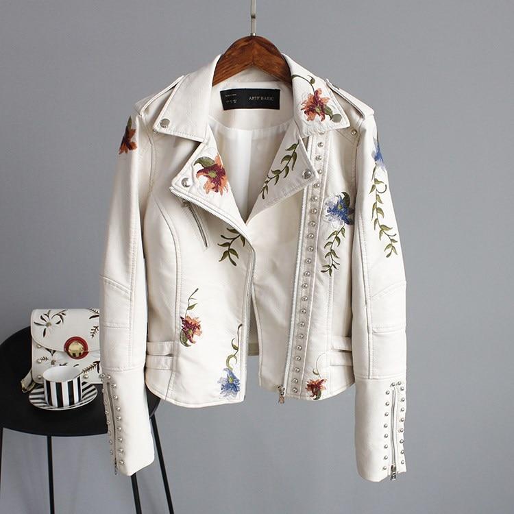 Chic Women's Leather Biker Jacket