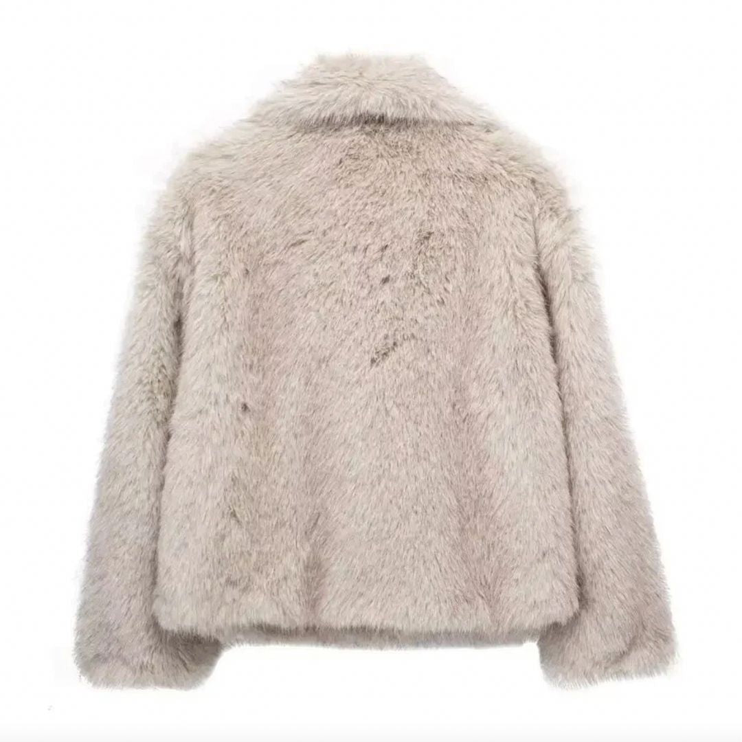 Eco-Friendly Fur Coat for Women