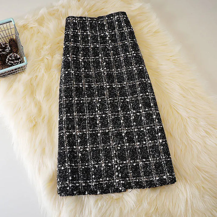 Sparkling Tweed Skirt