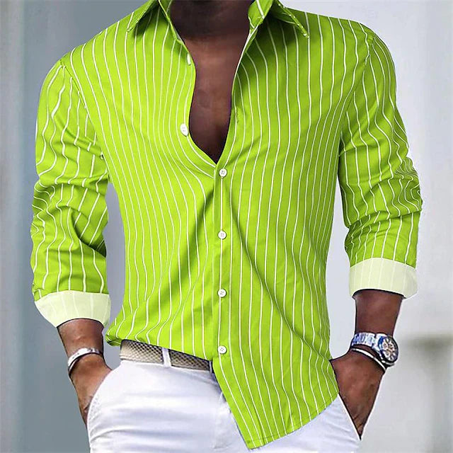 Timeless Striped Elegance Shirt