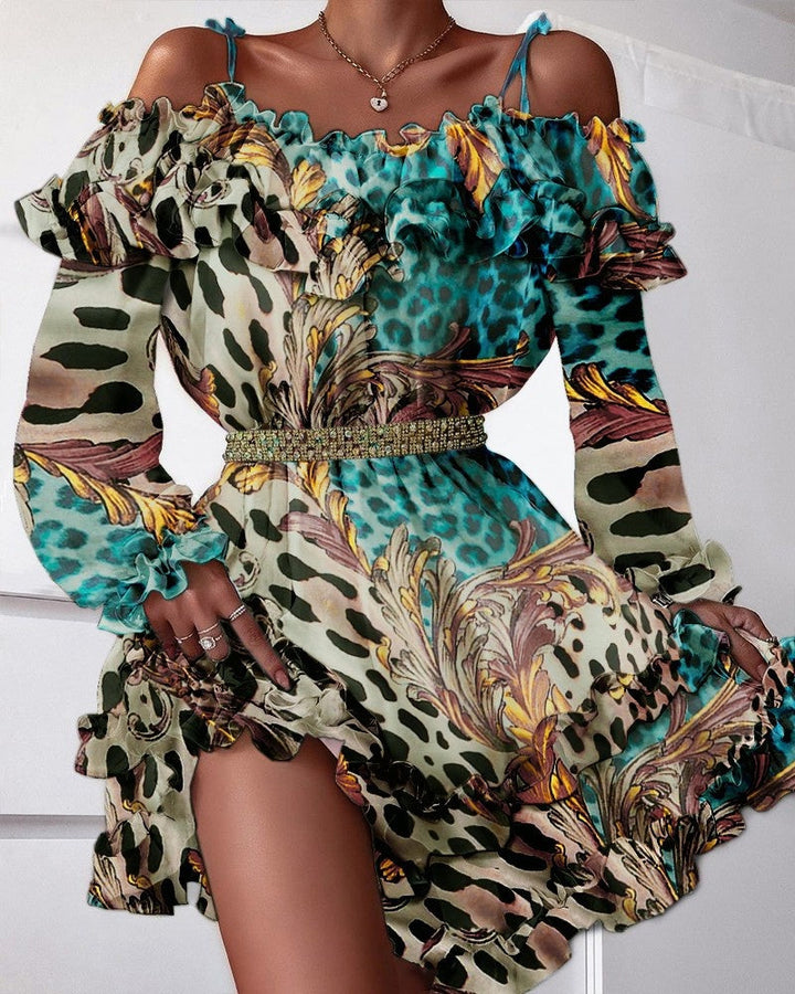 Stylish Leopard Print Mini Dress for a Trendy Look