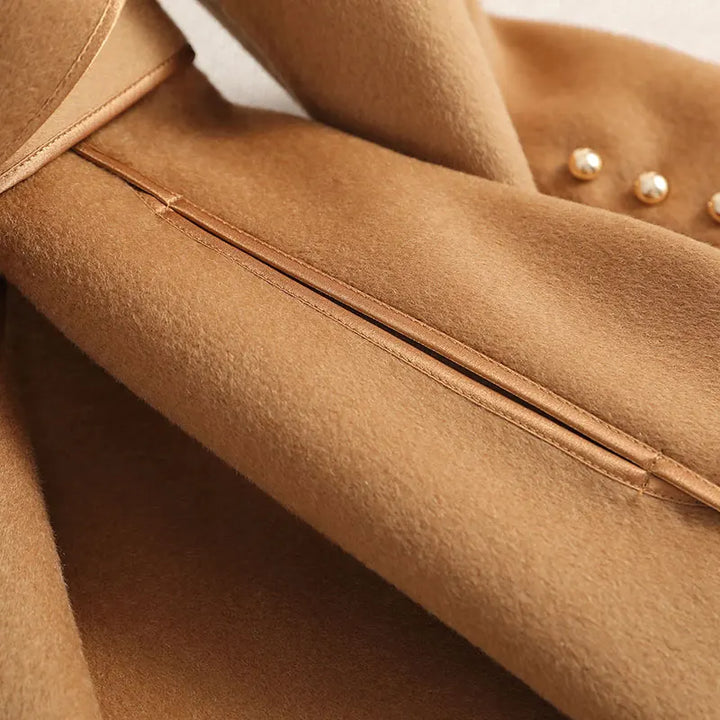 Elegant Wool Trench Coat for Timeless Style