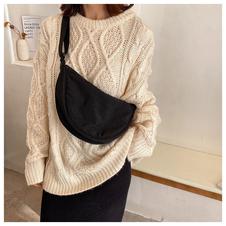 Chic Half Moon Crossbody Bag