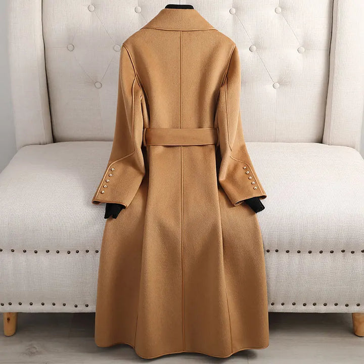Elegant Wool Trench Coat for Timeless Style