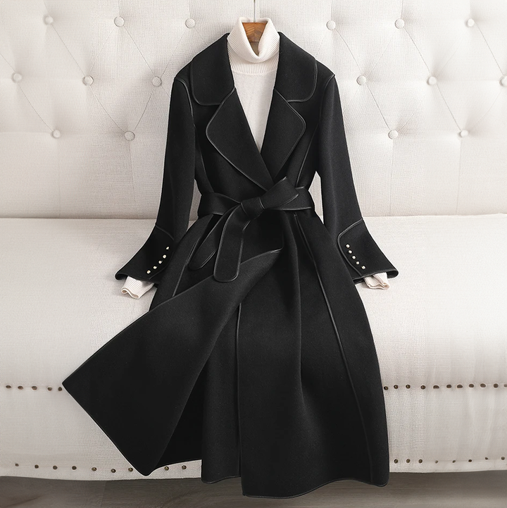 Elegant Wool Trench Coat for Timeless Style