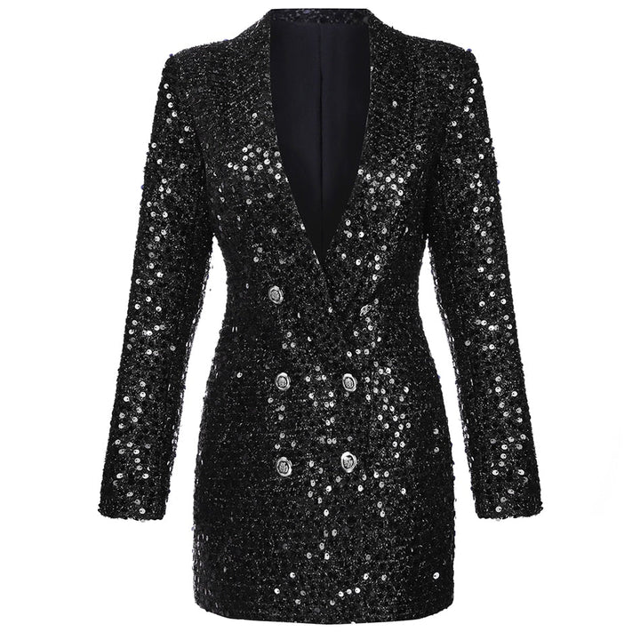 Enchanted Sequin Blazer Dress