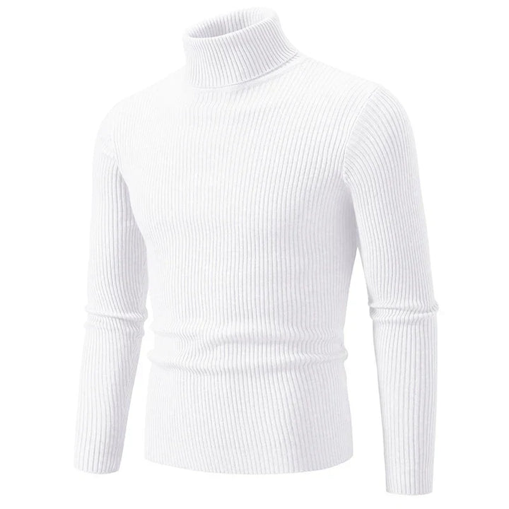 Chic Ribbed Turtleneck Sweater
