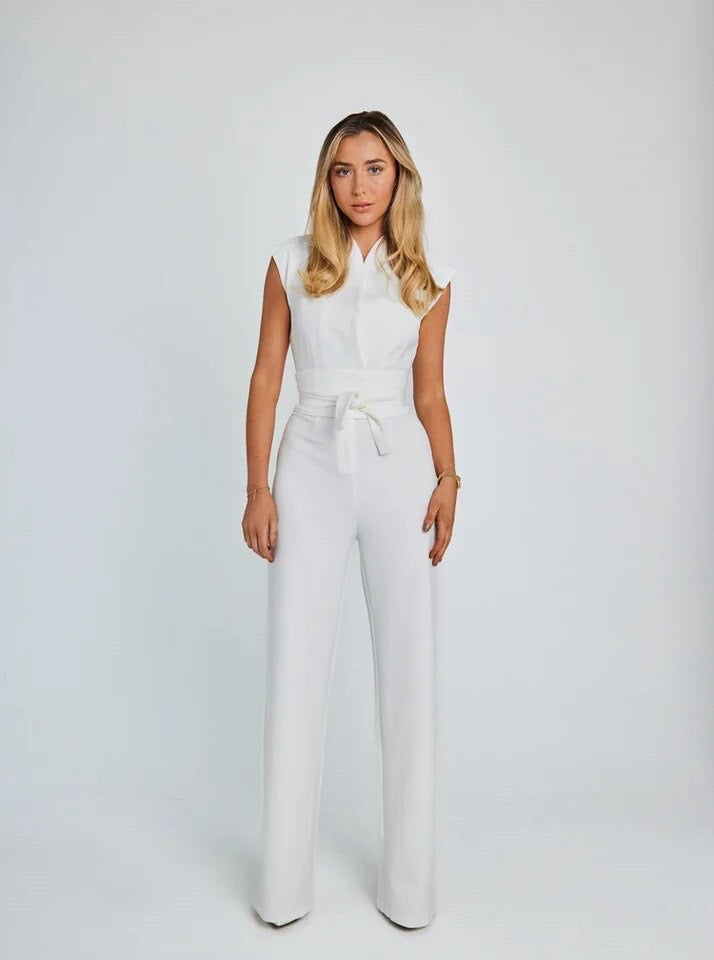 Sophisticated Wide-Leg Jumpsuit for Effortless Elegance