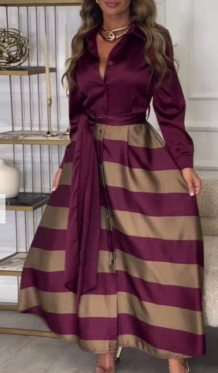 Silk Dress - Two-Piece Ensemble
