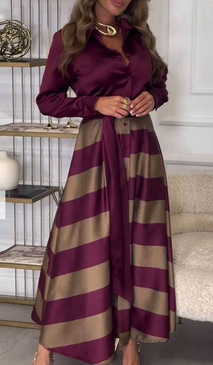 Silk Dress - Two-Piece Ensemble