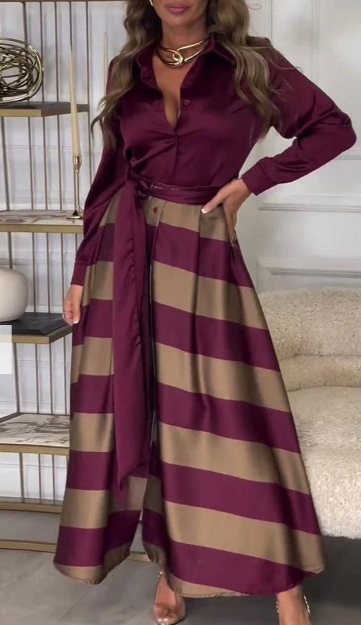 Silk Dress - Two-Piece Ensemble