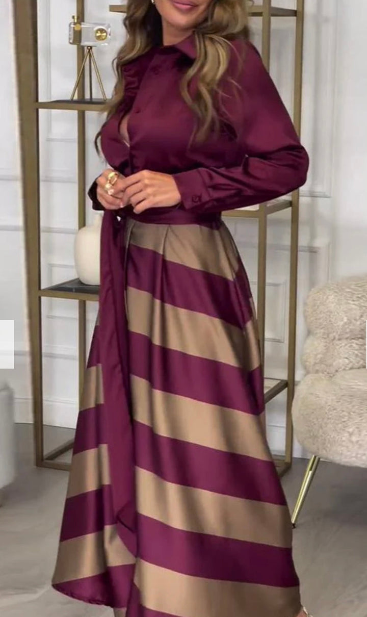 Silk Dress - Two-Piece Ensemble