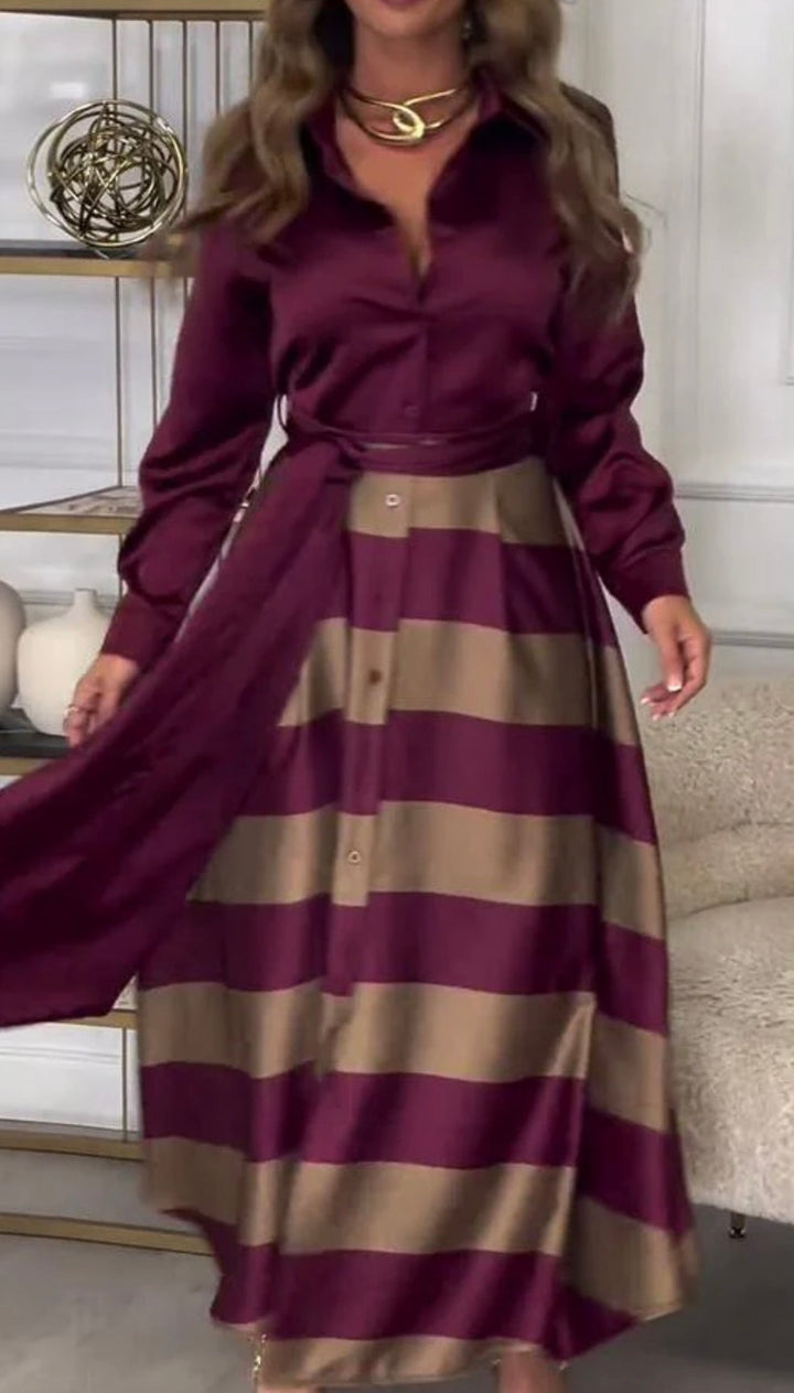 Silk Dress - Two-Piece Ensemble