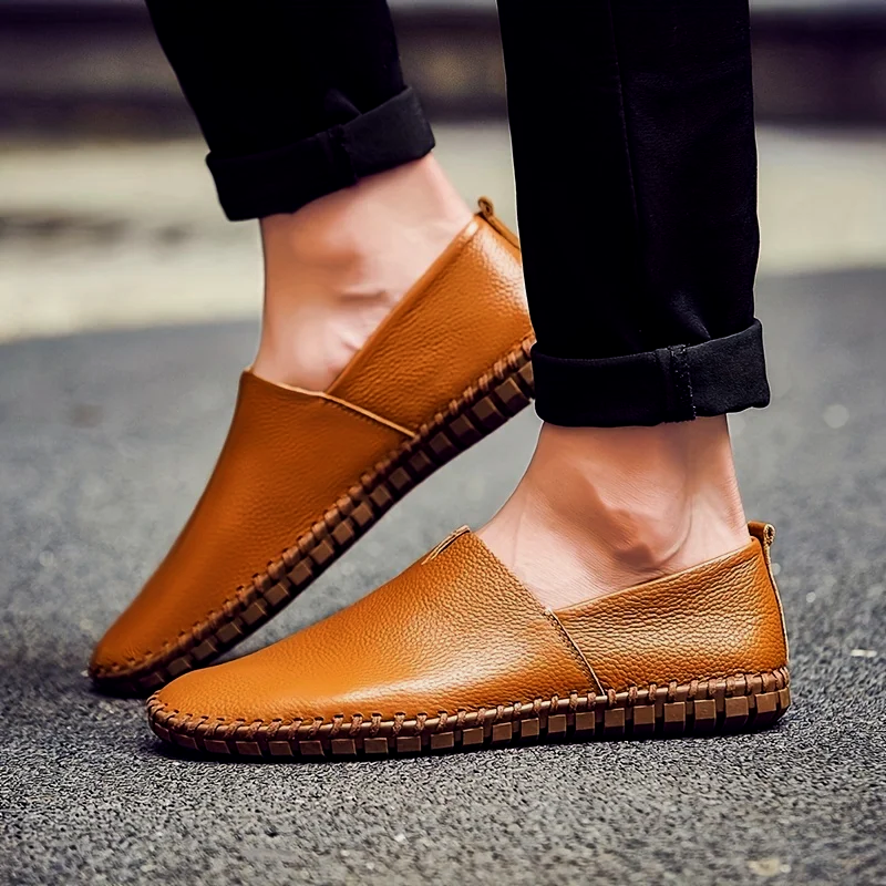Premium Genuine Leather Loafers for Effortless Elegance