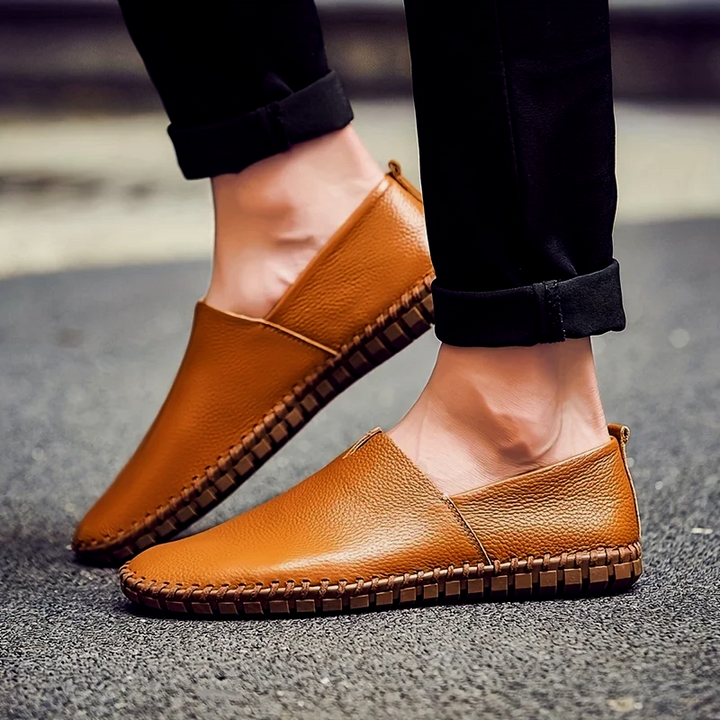 Premium Genuine Leather Loafers for Effortless Elegance
