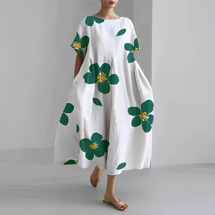 Delightfully Comfortable Floral Cotton Dress for Every Occasion