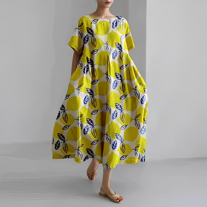 Delightfully Comfortable Floral Cotton Dress for Every Occasion