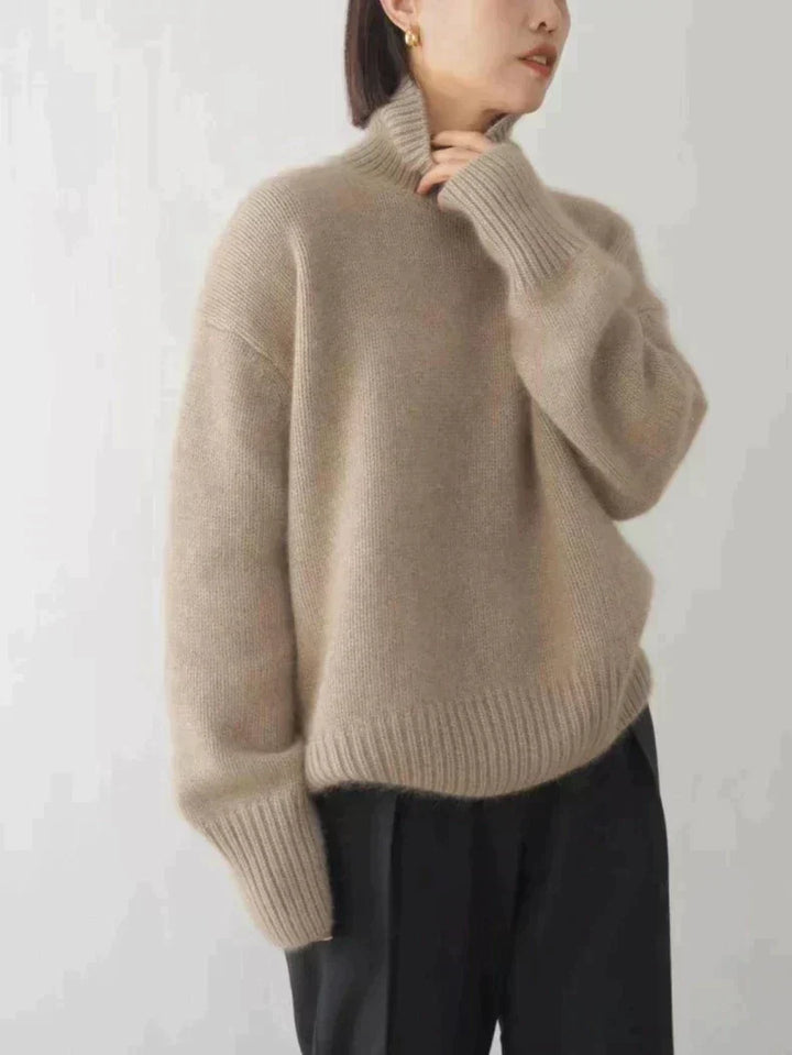 Elevate Your Style with the Women's Chic Turtleneck Sweater