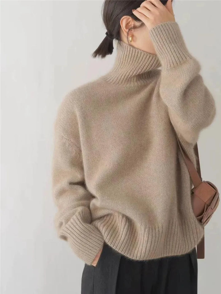 Elevate Your Style with the Women's Chic Turtleneck Sweater