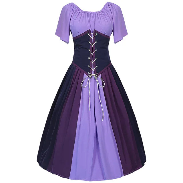 Chic Gothic Halloween Dress for Oktoberfest Celebrations
