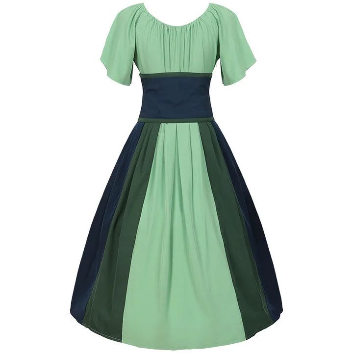 Chic Gothic Halloween Dress for Oktoberfest Celebrations