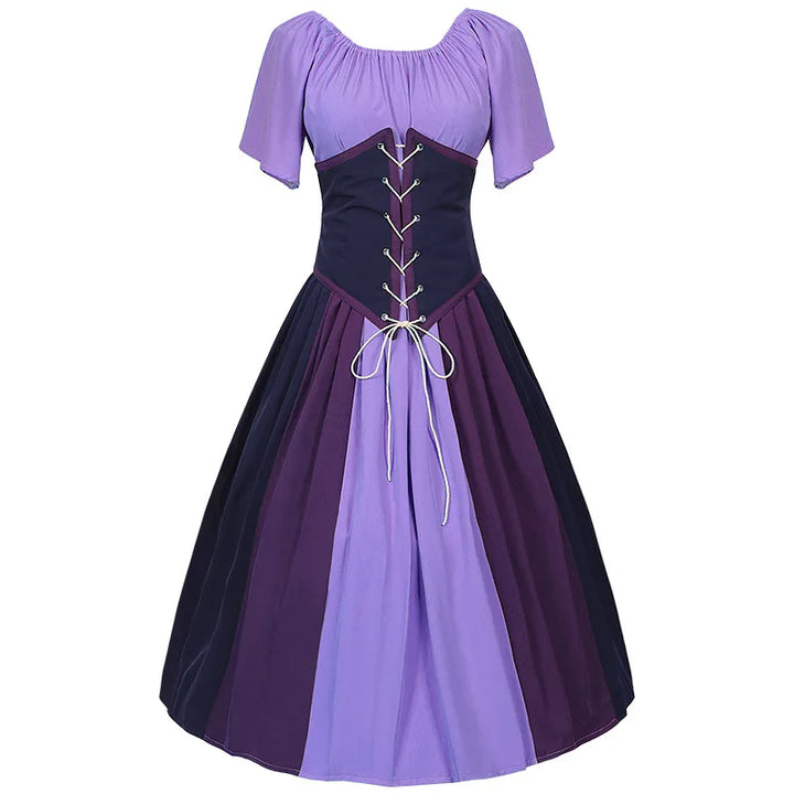 Chic Gothic Halloween Dress for Oktoberfest Celebrations